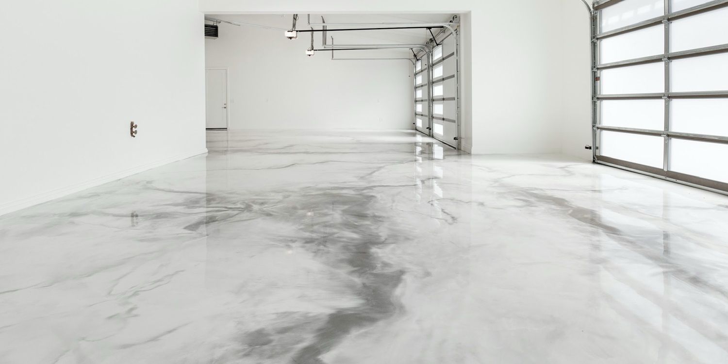 Polished Concrete floor in a modern home